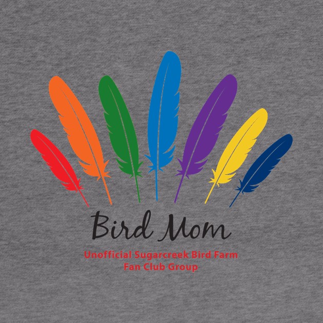 Bird Mom - black type by Just Winging It Designs